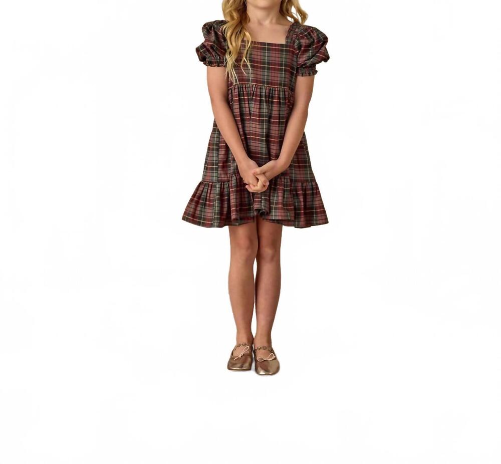 NEW NORALEE louella dress in winter tartan